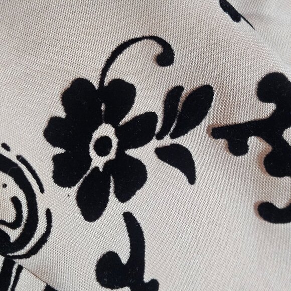 Valentines Elegant Classy En Focus Studio Womens Sleeveless Midi Dress Black Bei - Picture 9 of 16